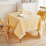 Diese Tischdecke ist perfekt für eine Vielzahl von fröhlichen Anlässen – geeignet für Ihren Esstisch, Küchentisch, Cafés, Restaurants, Hochzeiten, Brunches, Buffets, Partys, Picknicks, Terrassentisch im Freien und mehr. Verschönern Sie Ihre Versammlungen mit einem stilvollen Touch, schützen Sie Oberflächen und verleihen Sie jeder Umgebung Eleganz. Ideal für den Innen- und Außenbereich.