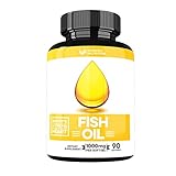 Fish Oil by Purified Nutrition, Triple Strength Formula Packed into One Capsule, 1,000mg Fish Oil, 700mg Omega-3 Fatty Acids, 300mg DHA, and 400mg EPA, 90 Day Supply