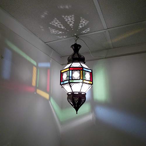 Lámpara étnica marroquí lámpara farol árabe oriental 2407180909