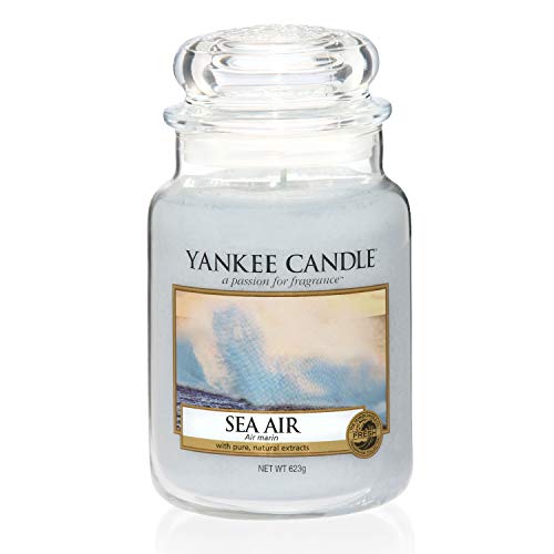 Yankee Candle große Duftkerze im Glas, Sea Air, Brenndauer bis zu 150 Stunden