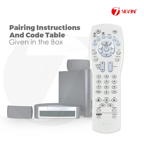 7SEVEN® Compatible with Bose 3·2·1 Home Entertainment System Remote Control Suitable for AV3-2-1 and AV3-2-1 GS Media Centers Specific Model only with The PS3-2-1 or PS3-2-1 Powered Speaker System 7 41M0 Tc6EsL