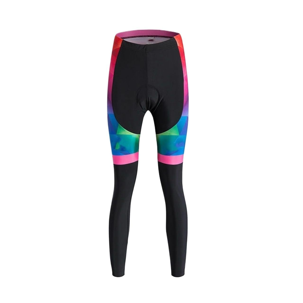 Pantaloni Sportivi da Mountain Bike Corsa all'aperto Abbigliamento Bicicletta colorato Collant Lunghi PRO Team Ciclismo per Uomo(Pink,XL)