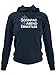 Produktbild clothinx Sonntag Abend Ermittler | Passend zum Sonntagabend Krimi schauen und EIN tolle Geschenkidee für alle Hobby Ermittler Damen Kapuzen-Pullover Navy Gr. M