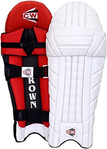 CW Crown Cricket Betting Pads Professional Men's Sports Batting Legguard Protective Gear Cricket Batting Legguard for Men Youth Size Full Size