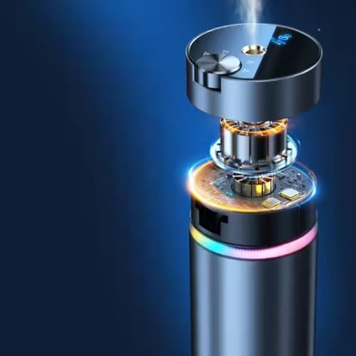 Image of STARQ Smart Car Aroma Diffuser Rechargeable Air Freshener Mist Dispenser with Auto On /Off, 3 Speed Modes & Stylish Interior Decor (S3)
