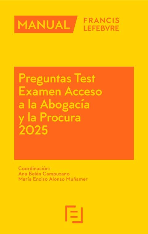 Manual Preguntas Test Acceso a la Abogacía y la Procura 2025