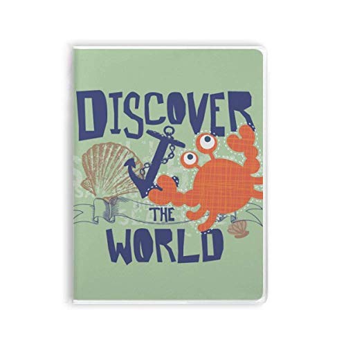 Carnet de notes Discover World Crab flexible pour organiser vos idées facilement