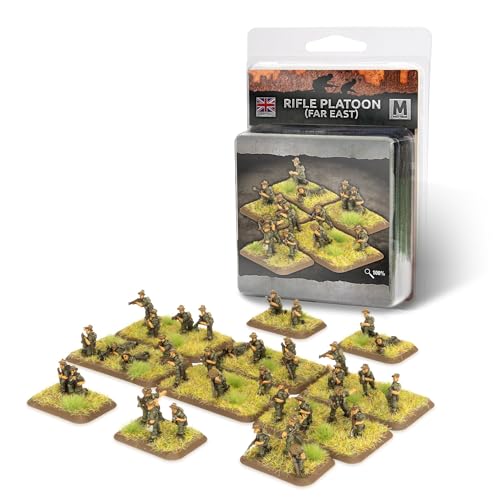 Rifle Platoon Extrême-Orient de collection avec 36 figurines historiques hautement détaillées