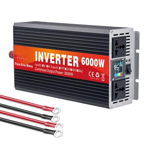 Inverter 72V 110V 6000W Pure Sine Wave pour système solaire hors réseau de maison