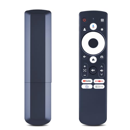 Image of Replacement Remote Control Compatible with AURZEN Boom Mini Projector EAZZE D1G, for GooDee GD500 4K UHD Smart Projector, for HAPPRUN Google TV Projector（Supports Bluetooth and Infrared Pairing）