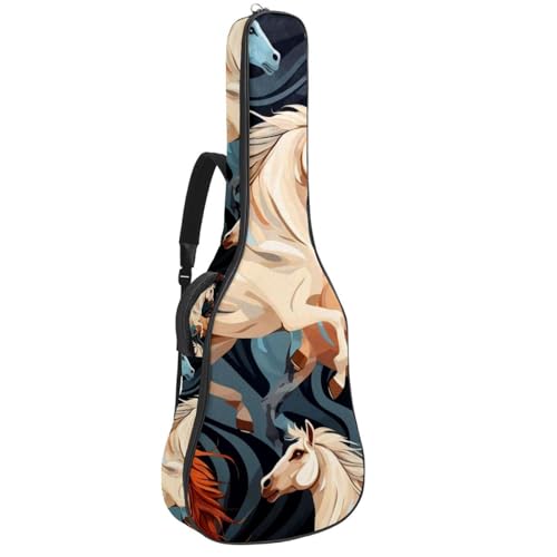Housse de guitare acoustique 104 cm avec doublure et poches