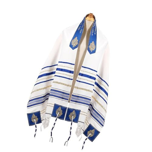 image for Vdaxvme Oversized Jews Prayers Shawl For Religious Ceremonies And Cult