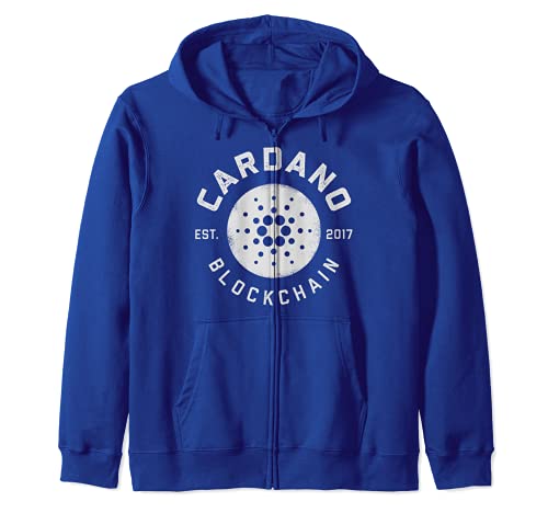 Cardano ADA Cryptocurrency Crypto Currency Blockchain Logo Sweat à Capuche