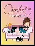 Crochet Companion Project Planner: (Brown Haired Girl with Cats) -  Independently published