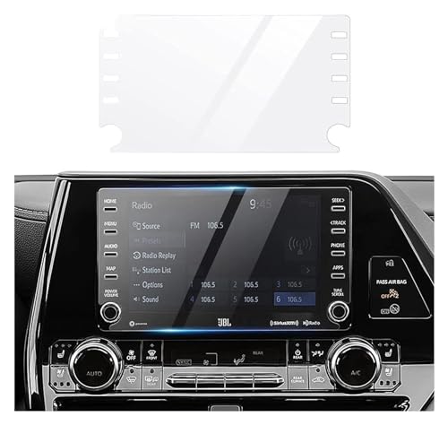 Protection écran tactile 9H anti-rayures pour Toyota Highlander 8"