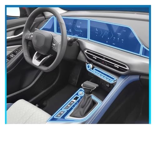 Film protection transparent CHANGAN EADO PLUS 2020-2021 console centrale