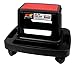Performance Tool W85026 Multi-Slot Creeper Rolling Work Seat with Storage Tray for Mechanic Garages and Workshops, Black/Red, 18x13.4x12.4 inches