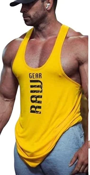 Image of MASCARI Men's Regular Sleeveless Polyester Vest | Anti-Microbial | Anti Odor, Breath tech Super Soft & Comfort Fit Gym Vest for Workout MASCARI P
