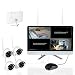 Produktbild Safe2Home Funk Überwachungskamera Set deutsch 4X Full HD Cam Kamera Set Monitor Rekorder Videoüberwachung kabellos innen außen