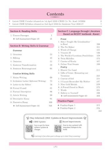 Image of Oswaal CBSE English Question Bank Chapter-wise & Topic-wise Class 9 | Based on new NCERT Textbook Kaveri |Includes Summary, Competency-Based Question, Self-Assessment & Practice Papers | For R1 Level