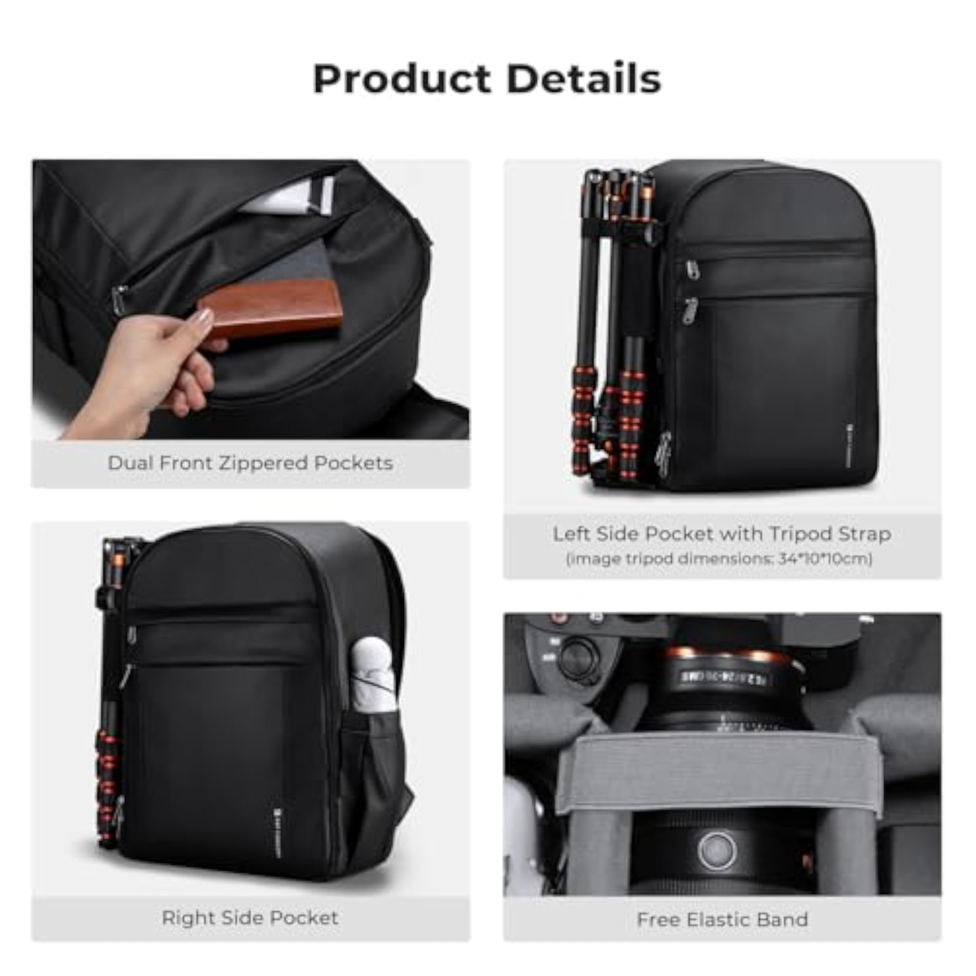 Professional DSLR/SLR Camera Backpack