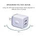 USB Wall Charger Adapter, FiveBox 5Pack 2.1Amp Fast Dual Port Wall USB Plug Charging Block Charger Brick Cube Box for iPhone 16e 16 Pro Max 15 14 13 12 11 Xs XR X 8 7, Samsung, Android