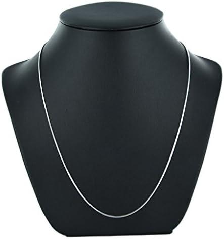 Solid Diamond Cut Sterling Silver Snake Chain Necklace - 16 18 20 22 24 and 30 inch Gift Boxed