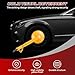 NATGAI Trailer Wheel Lock Clamp Set | 1 Pack Heavy-Duty Adjustable Car Tire Boot Lock, Anti-Theft Tire Lock for Cars, Trucks, RVs, and Trailers, Trailer Wheel Lock with Dual Keys Security (1 Pack)