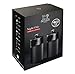 Peugeot Limited Edition Night Chic Salt Mill and Pepper Mill 12cm/4.7in, Black. Includes refill funnel