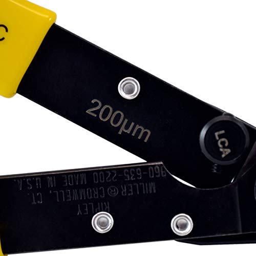 Miller Fo 103-S-200 Series Single Hole Fiber Optic Stripper For Working Technicians, Electricians, And Installers, V-Shaped Opening, Safe Cable Tool, Easily Portable Wire Stripper, 2.88 Ounces #TOP7