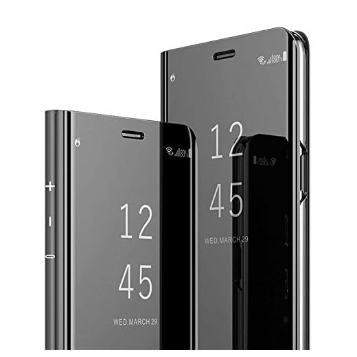 AICase Kompatibel für Samsung Galaxy S8 Plus Hülle, Clear View und Smart Wake Up/Sleep Funktion Schutzhülle für Galaxy S8 Plus