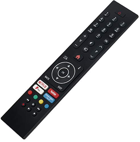 Universal RC43137P Remote Control Compatible with Bush Digihome Finlux Electriq Celcus Luxor Hitachi Techwood Polariod P49UPA2029A P50UPA2029A P24RP0109A P50FP0118A 49-EB-UHD 43-EB-FHD Smart TV - Image 2