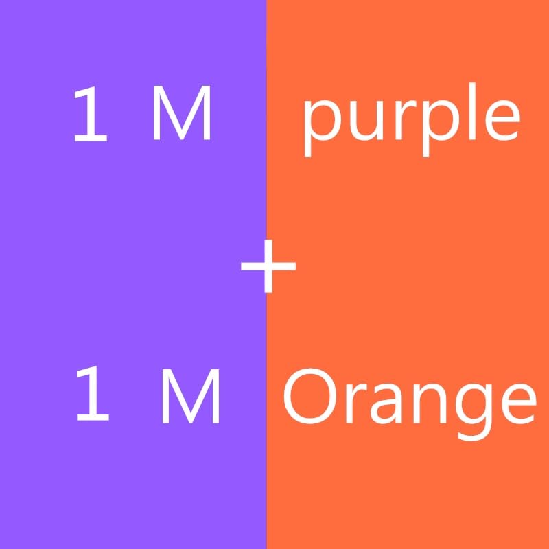Outdoor Extension 2 Meter Heat Resistant Silicone Wire High Temperature Cold Resistance 12AWG 11AWG to 16AWG 17AWG 18AWG 20 AWG Solar sheathed (Color : Purple and Orange, Size : 2meter 20AWG)