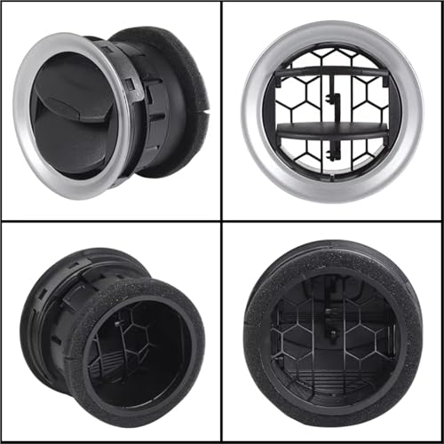 Diffuseur de climatisation chrome pour Ford Fiesta élégant - 5