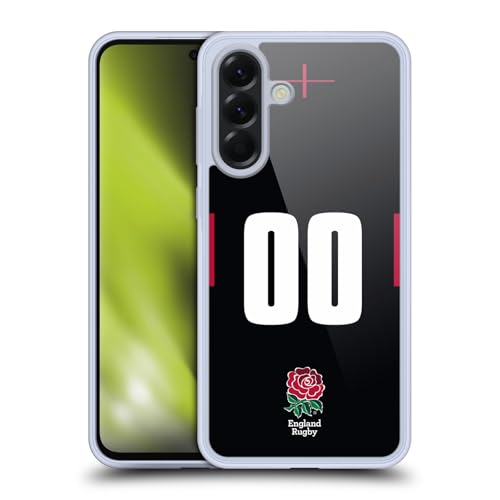 Head Case Designs Officially Licensed Custom Customized Personalized England Rugby Union Away 2022/23 Kit Gel Case [Military Grade Protection] Compatible with Samsung Galaxy A56 5G