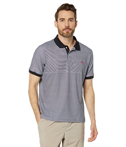 Polo Interlock imprimé performance stretch pour homme vêtement chic