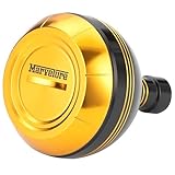 powertwin pro cosy Ajuste perfecto: cada perilla de alimentación viene con dos rodamientos de acero inoxidable japonés NMB sólidos para una rotación suave. Se incluye un buje de aluminio para garantizar la compatibilidad con los mangos de carrete de pesca Daiwa, junto con tres tamaños de arandelas para garantizar un ajuste ideal en tu carrete.