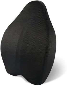 Wiforte Visco Elastic Waist Support Pillow   Anatomically Designed Office and In-Vehicle Back Cushion | Ergonomic and Comfortable Waist Support