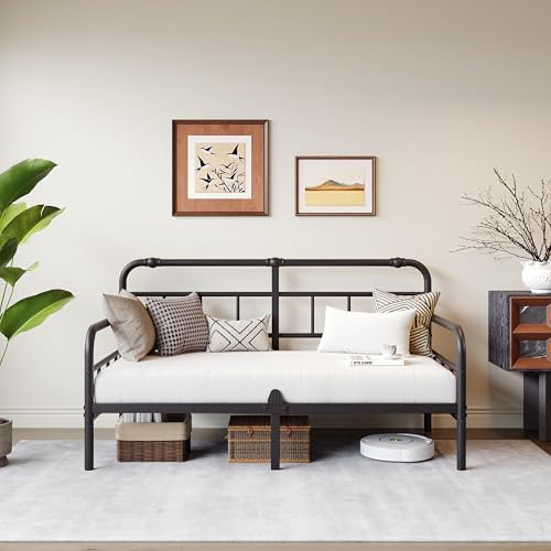 FDLOGW Twin Daybed Frame, Classic Day Bed Frame Twin Size