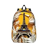 Plusieurs compartiments : équipé de plusieurs compartiments, ce sac à dos imprimé Paris Tour Eiffel offre un grand espace de rangement pour votre ordinateur portable et vos essentiels quotidiens. En outre, les compartiments aident à garder vos affaires organisées et facilement accessibles.