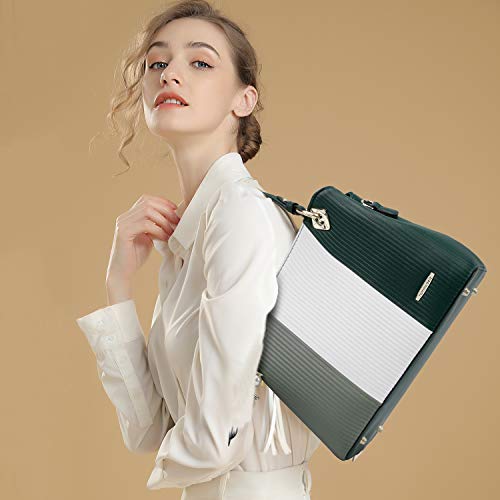 Image of Pomelo Best Purses and Handbags for Women with Multiple Pockets, Leather Top Handle Satchel Fashion Tote Shoulder Bags Ladies