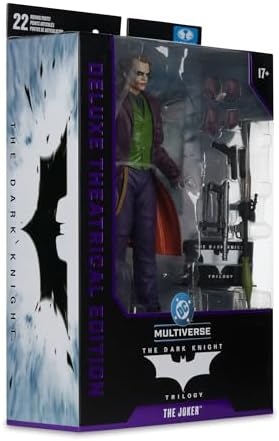 DC Multiverse - 7in The Joker Action Figure from The Dark Knight Deluxe Theatrical Edition - McFarlane Toys — view 9