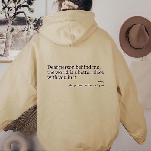 You Are Enough Hoodie Dear Person Behind Me sweatshirt2