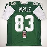 Autographed/Signed Vince Papale Philadelphia Green Football Jersey JSA COA