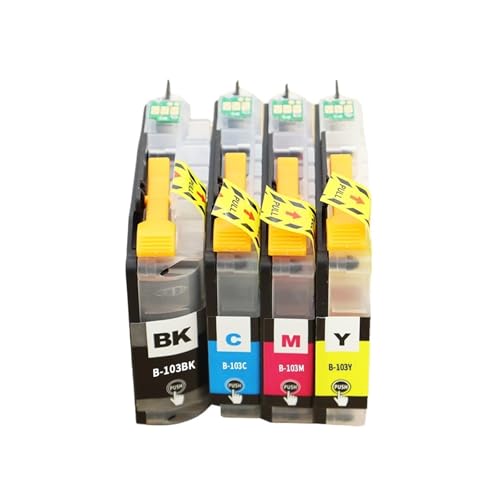 Cartucho de tinta LC103 compatible con impresoras Brother MFC-J650DW y J870DW
