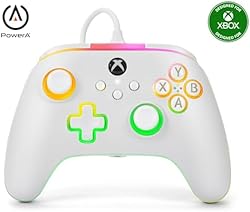 PowerA Advantage Wired Gaming Controller with Lumectra for Xbox Series X/S, Xbox One, PC, Windows 10/11 with V
