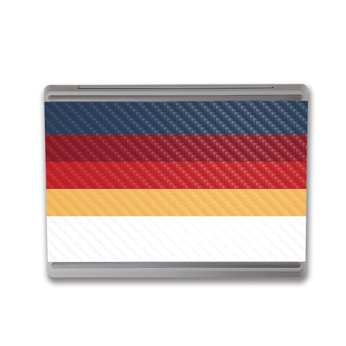 Image of MightySkins Carbon Fiber Skin Compatible with Microsoft Surface Laptop Go 3 (2023) Full Wrap Kit - Vintage Lines | Protective, Durable Textured Carbon Fiber Finish | Made in The USA