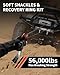 DAYDOOR 56,000 LBS Soft Shackle Recovery Kit, 1/2