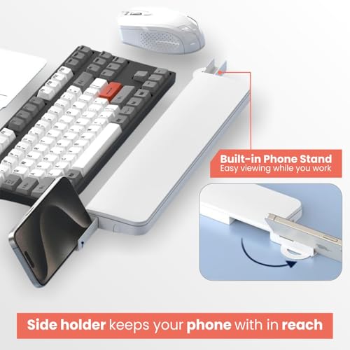 Image of 21-in-1 Multi-Purpose Cleaning Kit with Wrist Rest for Laptop, Keyboard, Screen, PC, Monitors, Mobile, Camera & Earphones with Dust Removal (White)