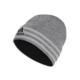 Adidas Mens Reversible Skully Beanie – Two-Sided Skull Cap Winter Hat